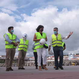 Obras no Porto das Pipas decorrem, em várias frentes, “dentro da normalidade”, afirma Ana Cunha