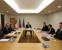 Foto da reunião do Conselho de Governo na ilha de São Jorge